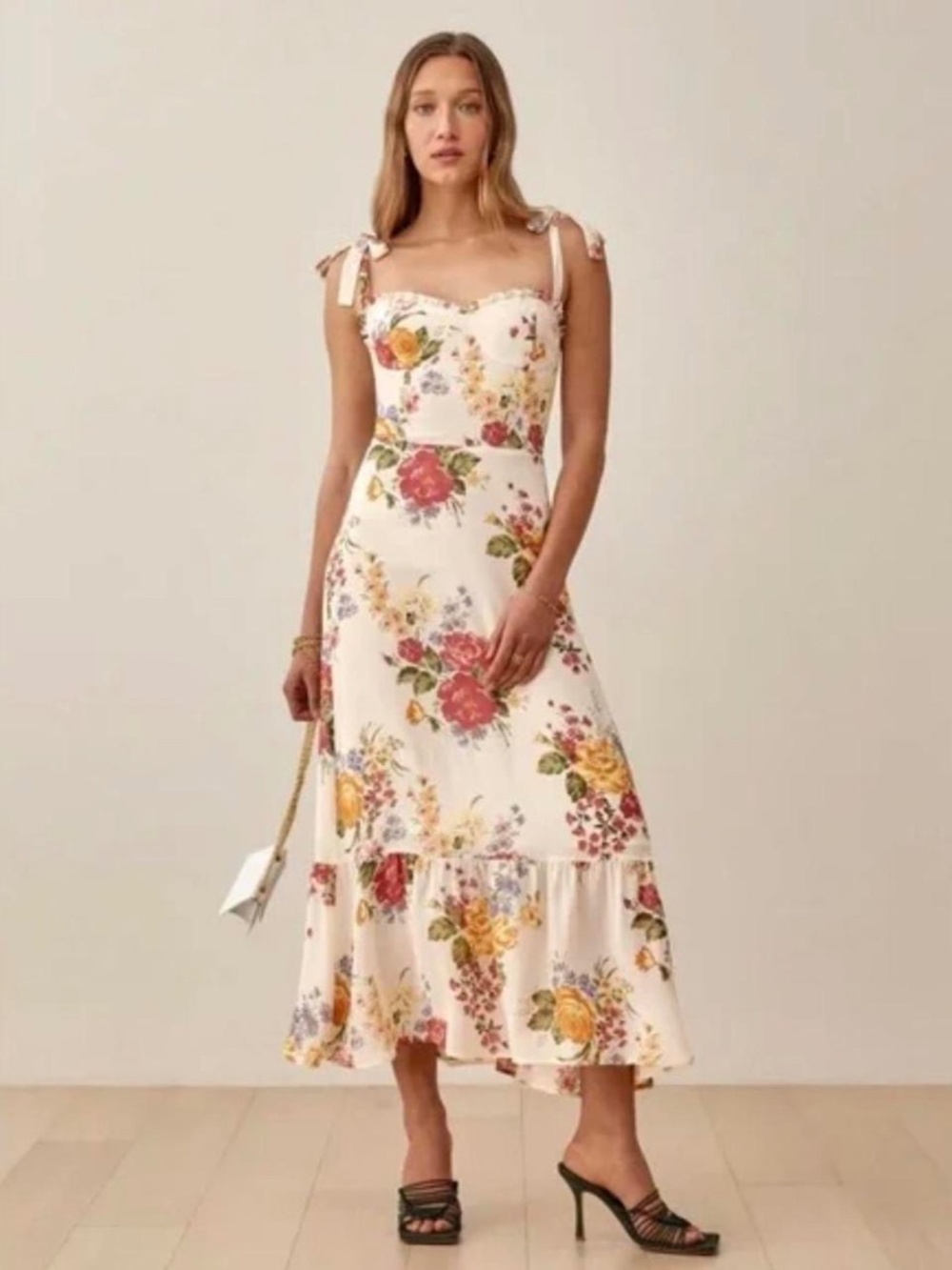 PLUS SIZE: Reformation Nikita Floral Midi Dress